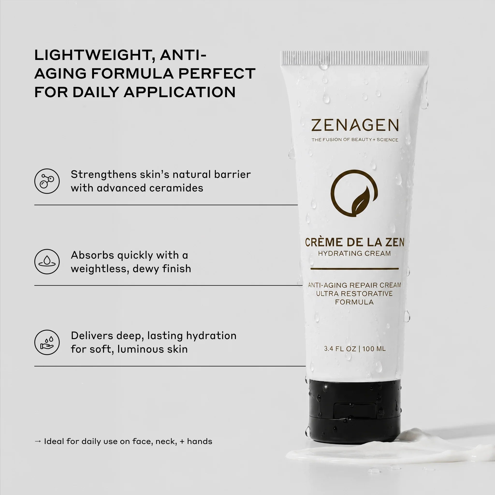 Creme de la Zen Hydrating Hand Cream 3.4 oz