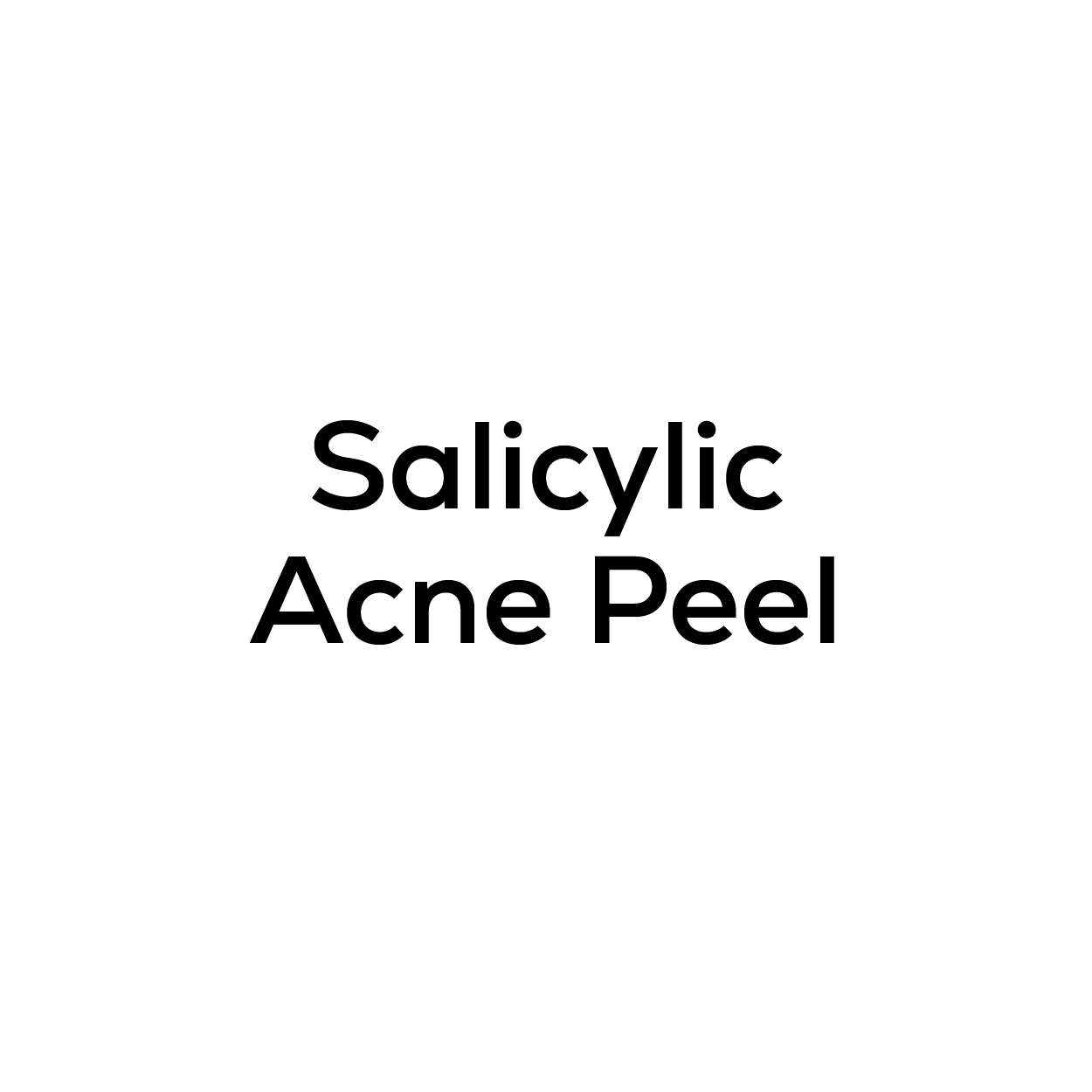 Salicylic Acne Peel
