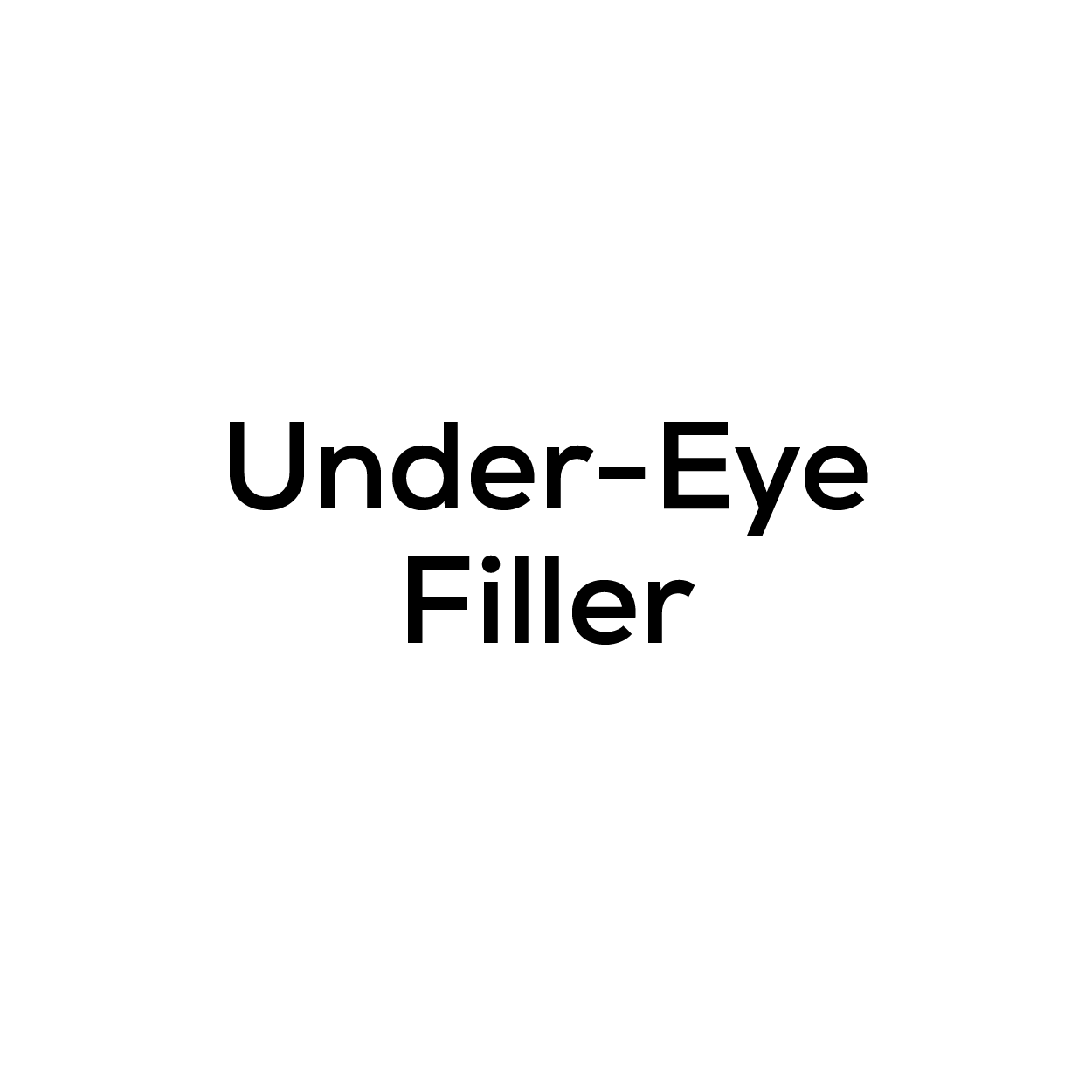 Tear Trough Filler